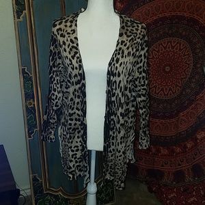Lightweight Leopard Cardigan